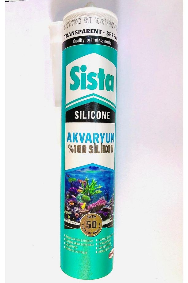 Sista Akvaryum Silikonu  Şeffaf 340 Gr