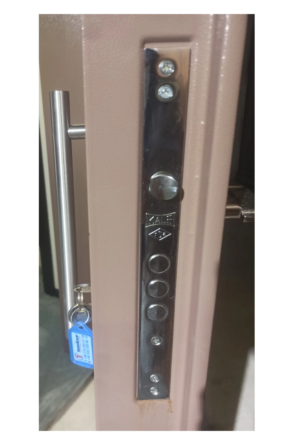 Çelik Kapı Tanganika - Ahşap Daire Giriş Kapısı, Düz Model Çelik Kapı