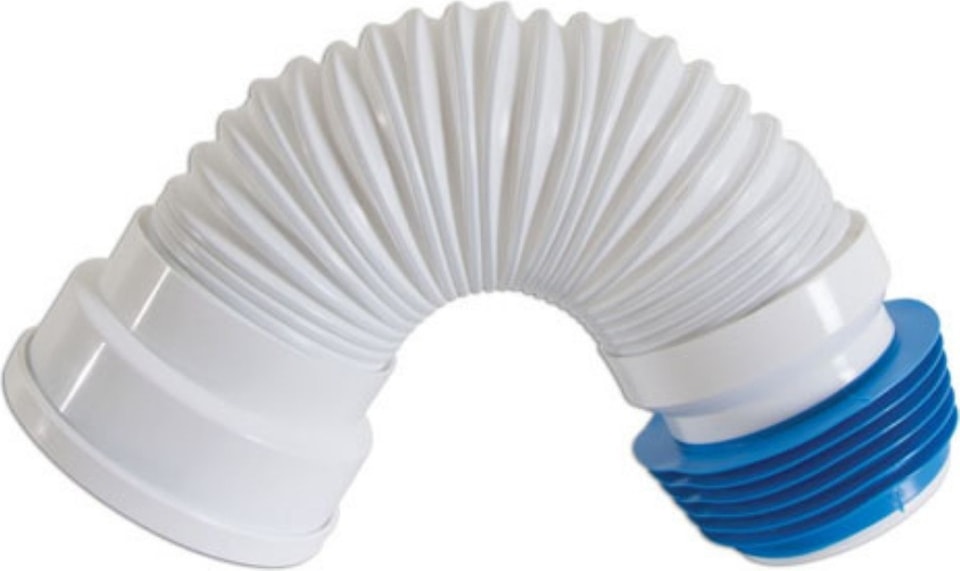 Adnoss  Beyaz Körüklü Kada Klozet Pis Su Gideri Akardiyon Borusu 50 cm KD450