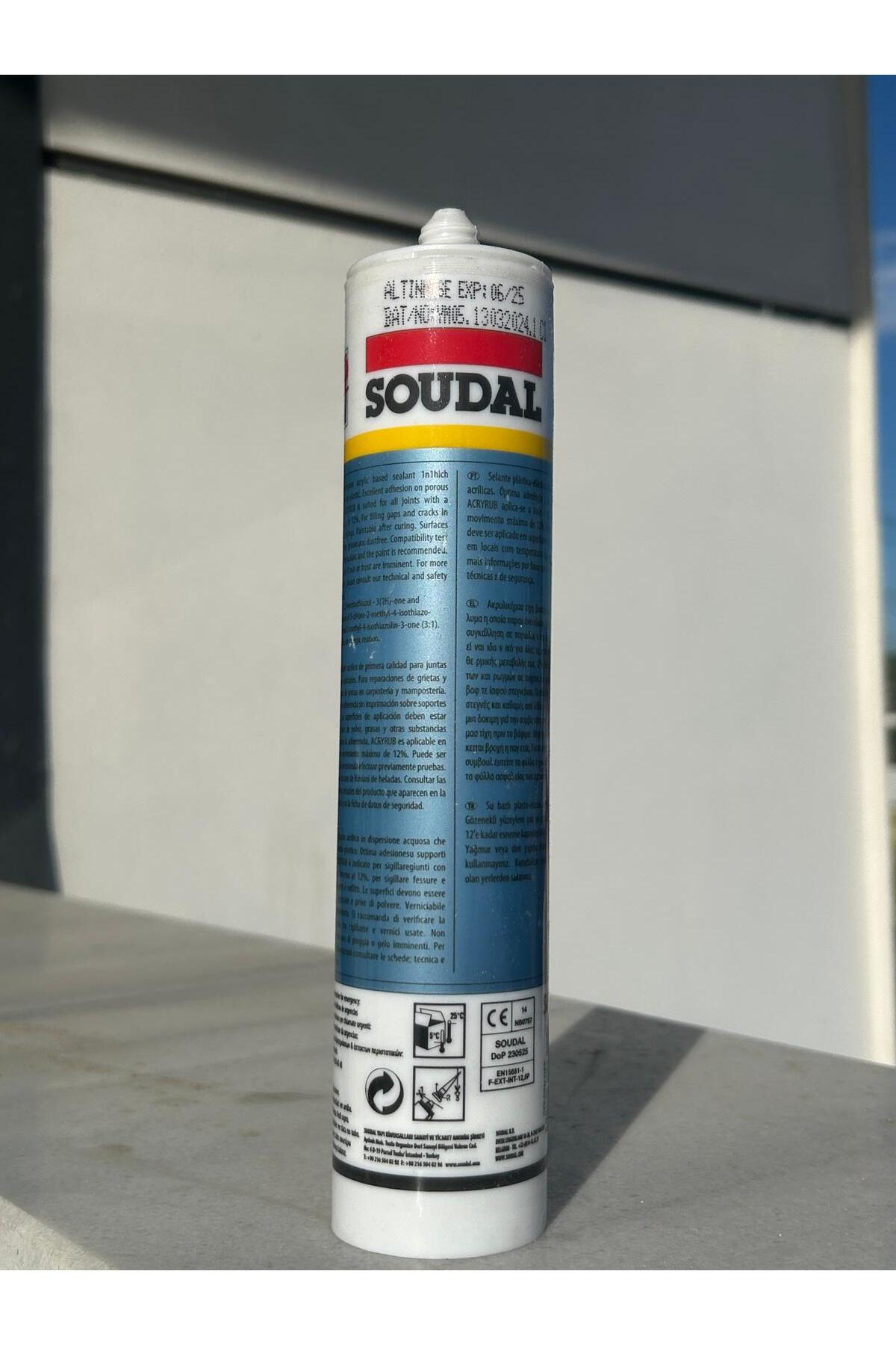 ACRYRUB SİLİKONİZE MASTİK ANTRASİT 500 gr