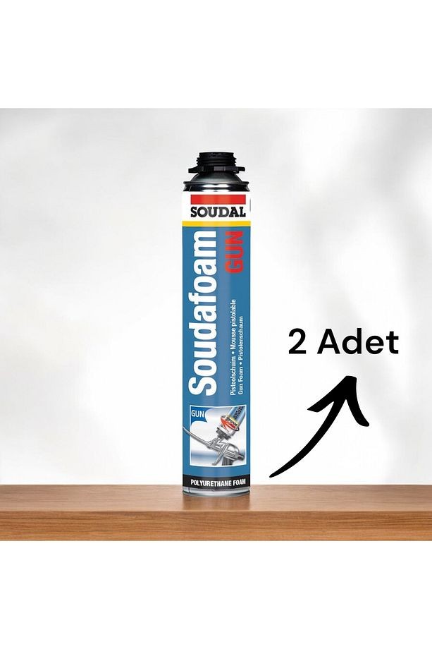 750 ml Soudafoam Pu Tabancalı Köpük 2 Adet Fiyatıdır