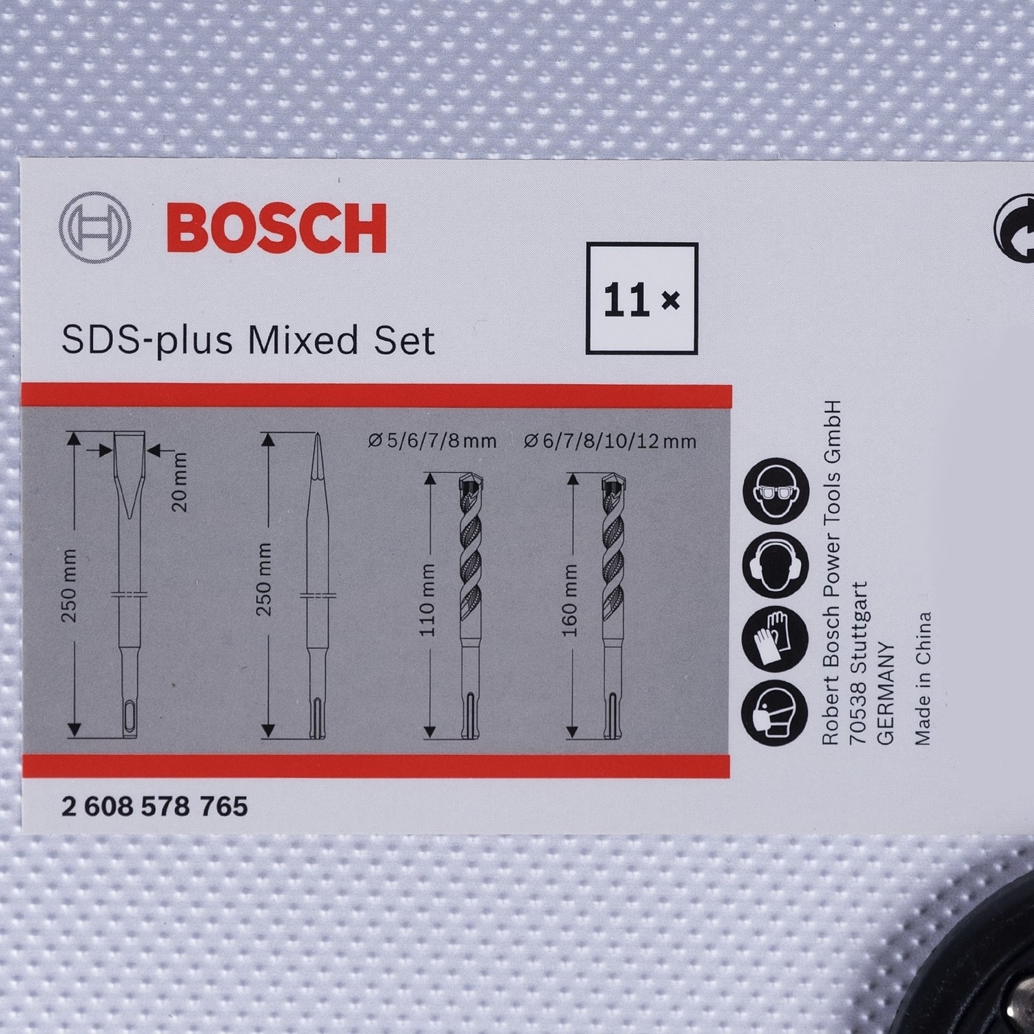BOSCH Gbh 2-26 Dre Profesyonel Kırıcı-Delici Matkap 800 W +  Sds-Plus Matkap Ucu ve Keski Seti 11'li