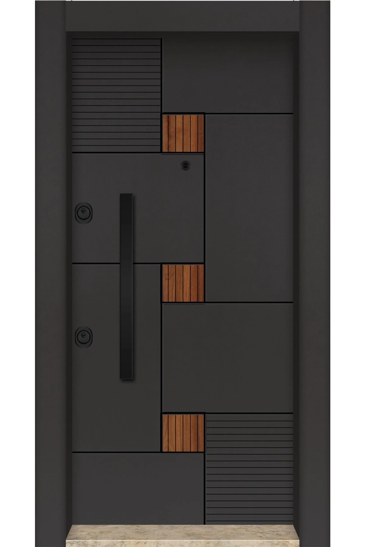 Daire Giriş Kapısı, Çelik Kapı, Mn-1101 Sağ