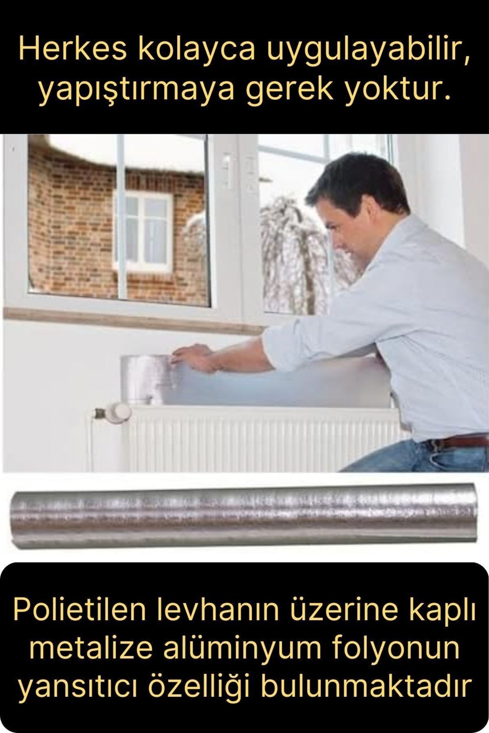 20 Adet Petek Arkası Isı Yalıtım Levhası Radyatör Izolasyon Kalorifer Ev Ofis Tasarruf Arkalığı