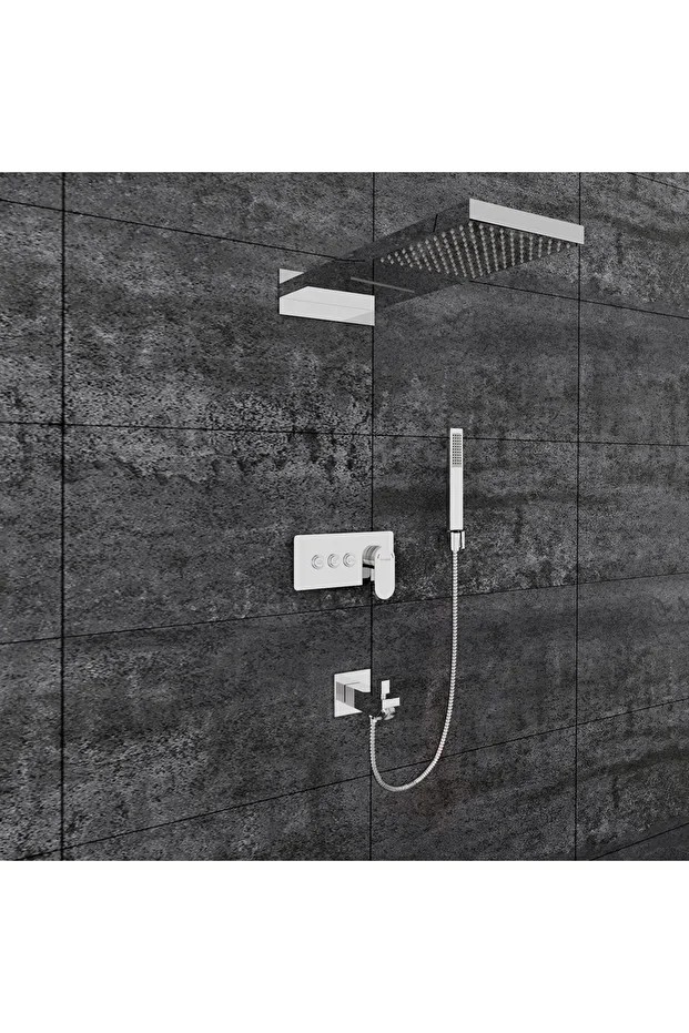 Ankastre Comfort Panel Şelale Duş Seti Fau111
