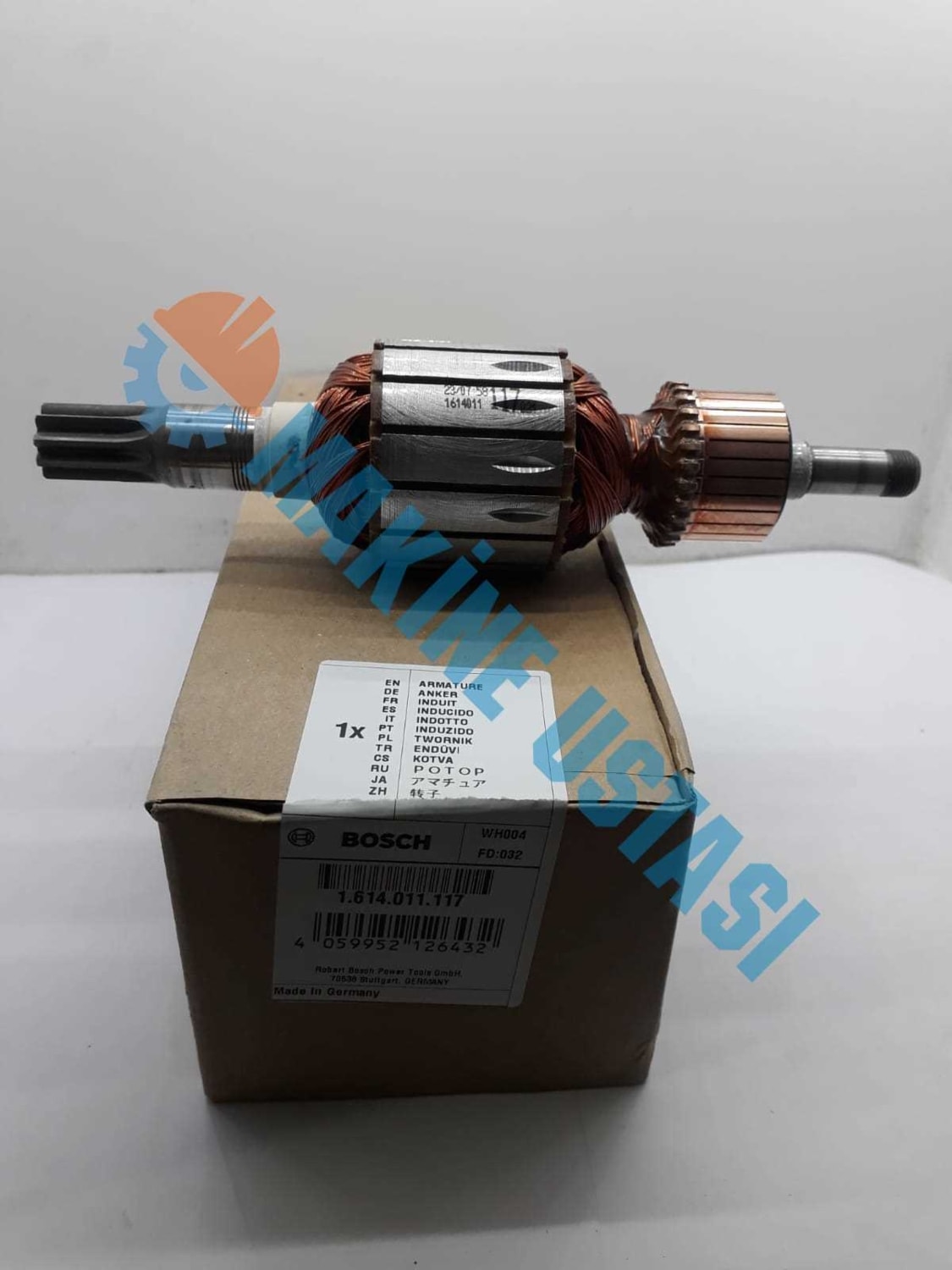 Gsh 16-28 / Gsh 16-30 Endüvi Armatür Rotor 230-240V