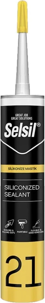 Silikonize Akrilik Mastik Beyaz