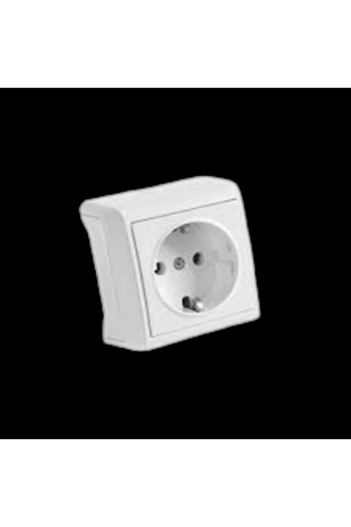 Viko Vera Beyaz Sıva Üstü Tekli Topraklı Priz 220v Ip20