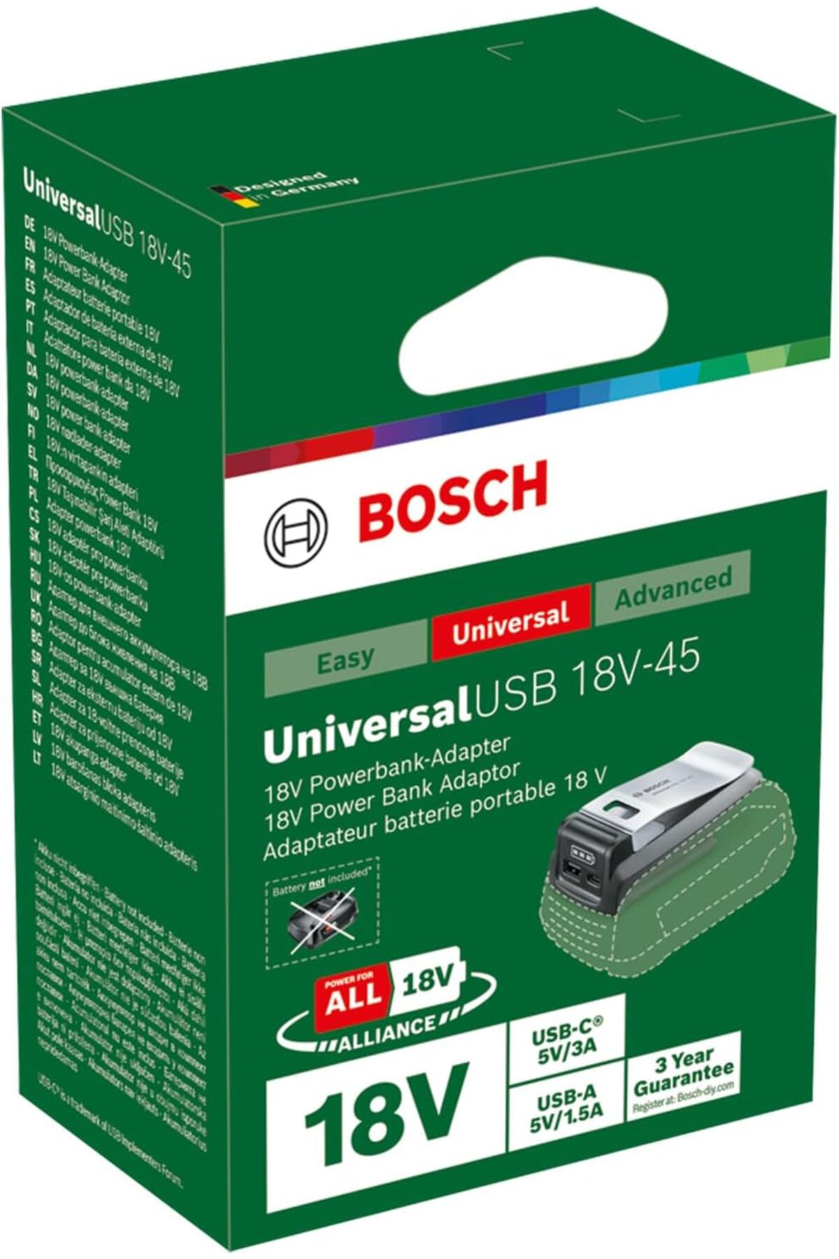 Universalusb 18v-45 Powerbank Adaptör - 1600a02ws1