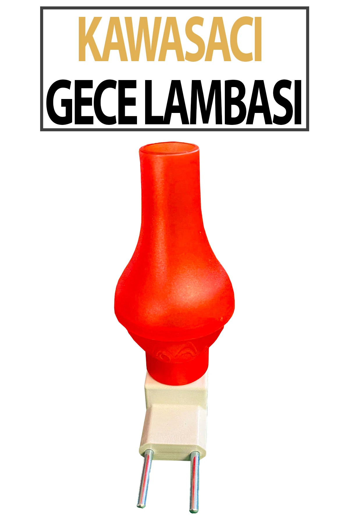 Gece Lambası Kendinden Fişli Çıt Çıt Anahtarlı 7 Watt Ampullü