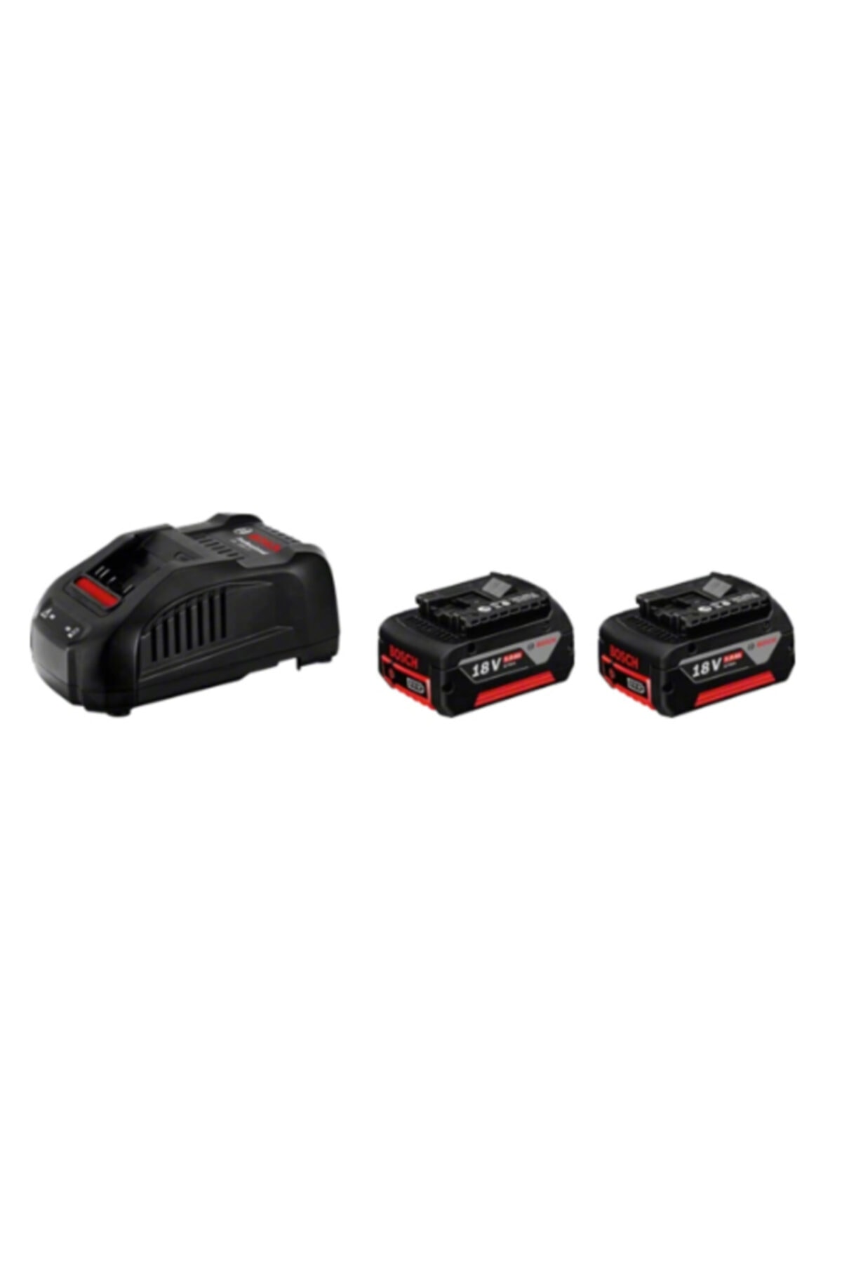 BOSCH Promix 18 Volt Akü Paketi (2 Adet Gba 18v 5.0 Ah + 1 Adet Gal 1880 Cv)