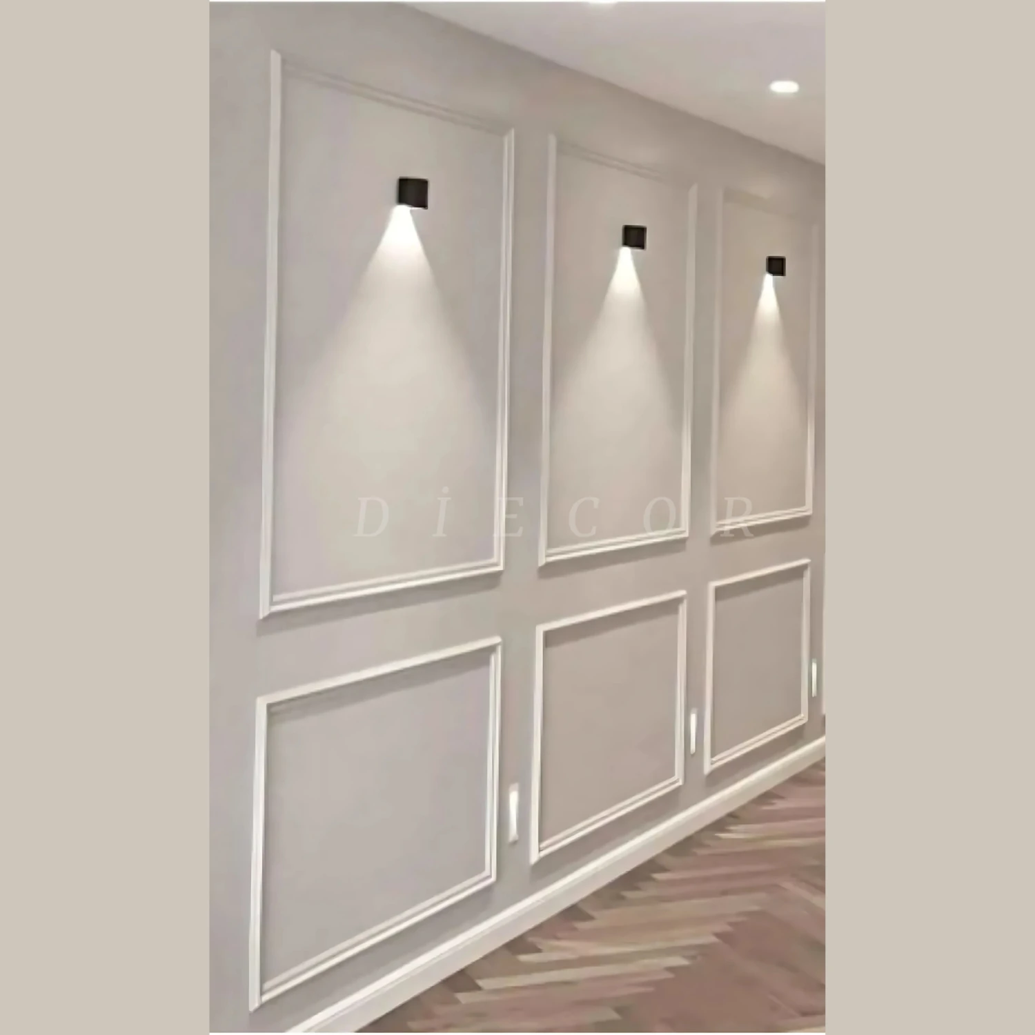 Boyanabilir Dekoratif Her Alana Uygulanabilir Hazır Duvar Çıtası