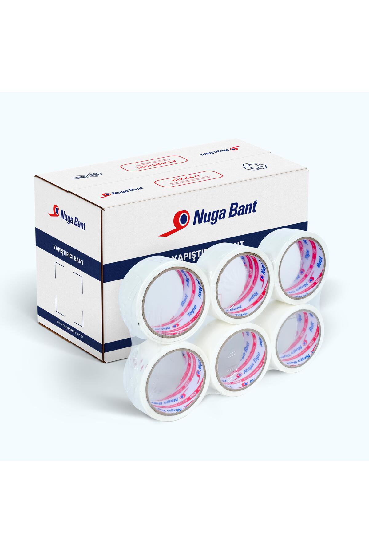 45 Mm X 40 Mt Beyaz Koli Bandı 36 Adet