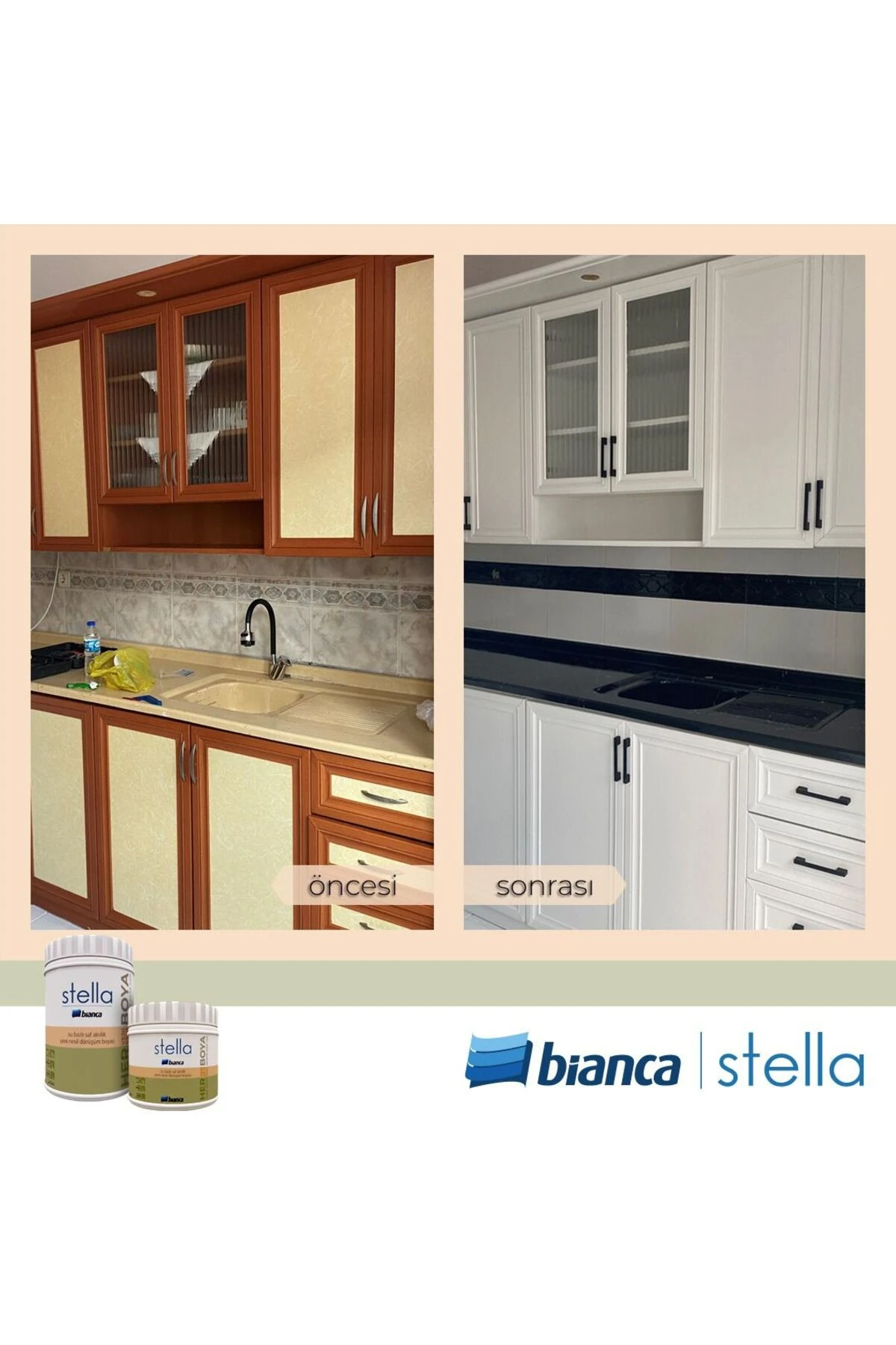 Stella su bazlı saf akrilik yeni nesil dönüşüm boyası