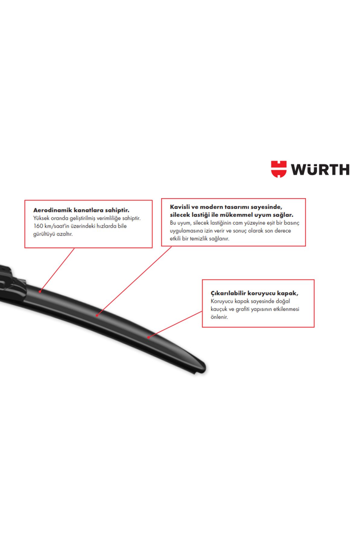 Muz Silecek Takımı Volkswagen Jetta 2006-2010 ile uyumlu