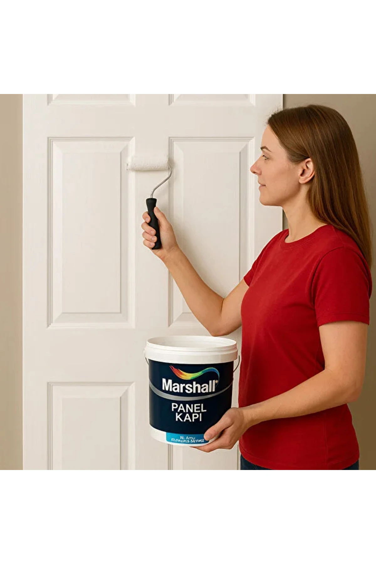 Su Bazlı Amerikan Panel Kapı Boyası Beyaz 2,5 Lt