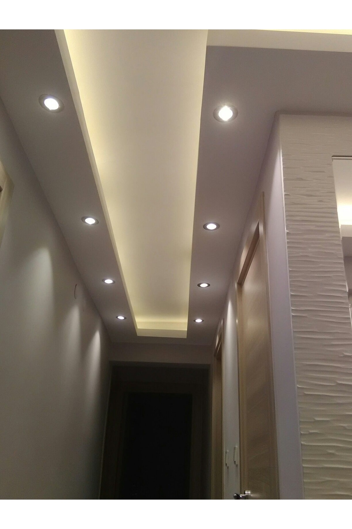 Spot'lu Ve Led'li Kartonpiyer (9cm*11cm) (8 Metre)