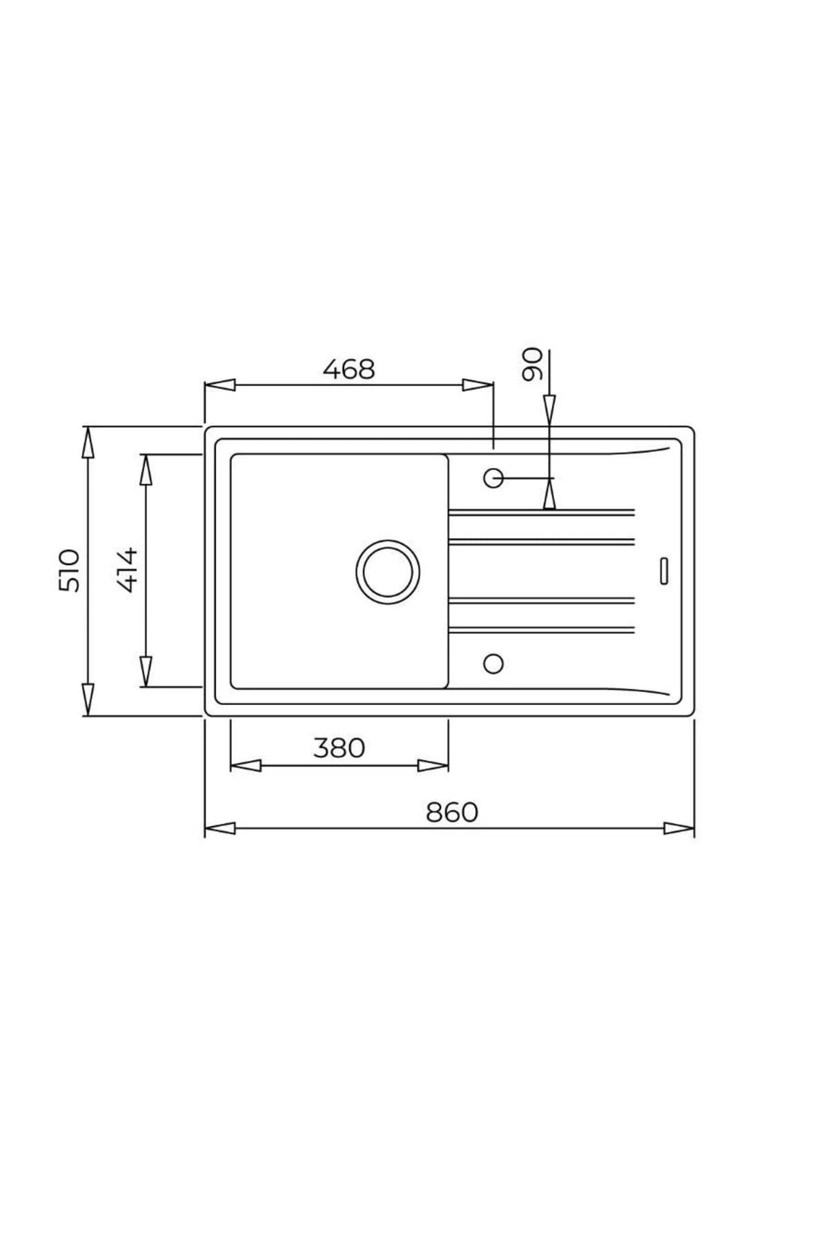 Stone 50 Btg Beyaz Fo 999 Granit Evye Batarya Seti