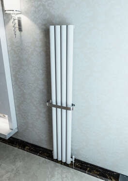 Ula Dikey Alüminyum Radyatör 275X1800 Pütürlü Antrasit (7946)