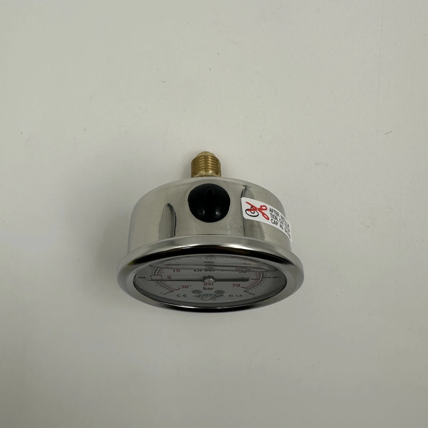 Ø 63 -1 + 5 Bar 1/4 Gliserinli Arka Çıkışlı Manometre