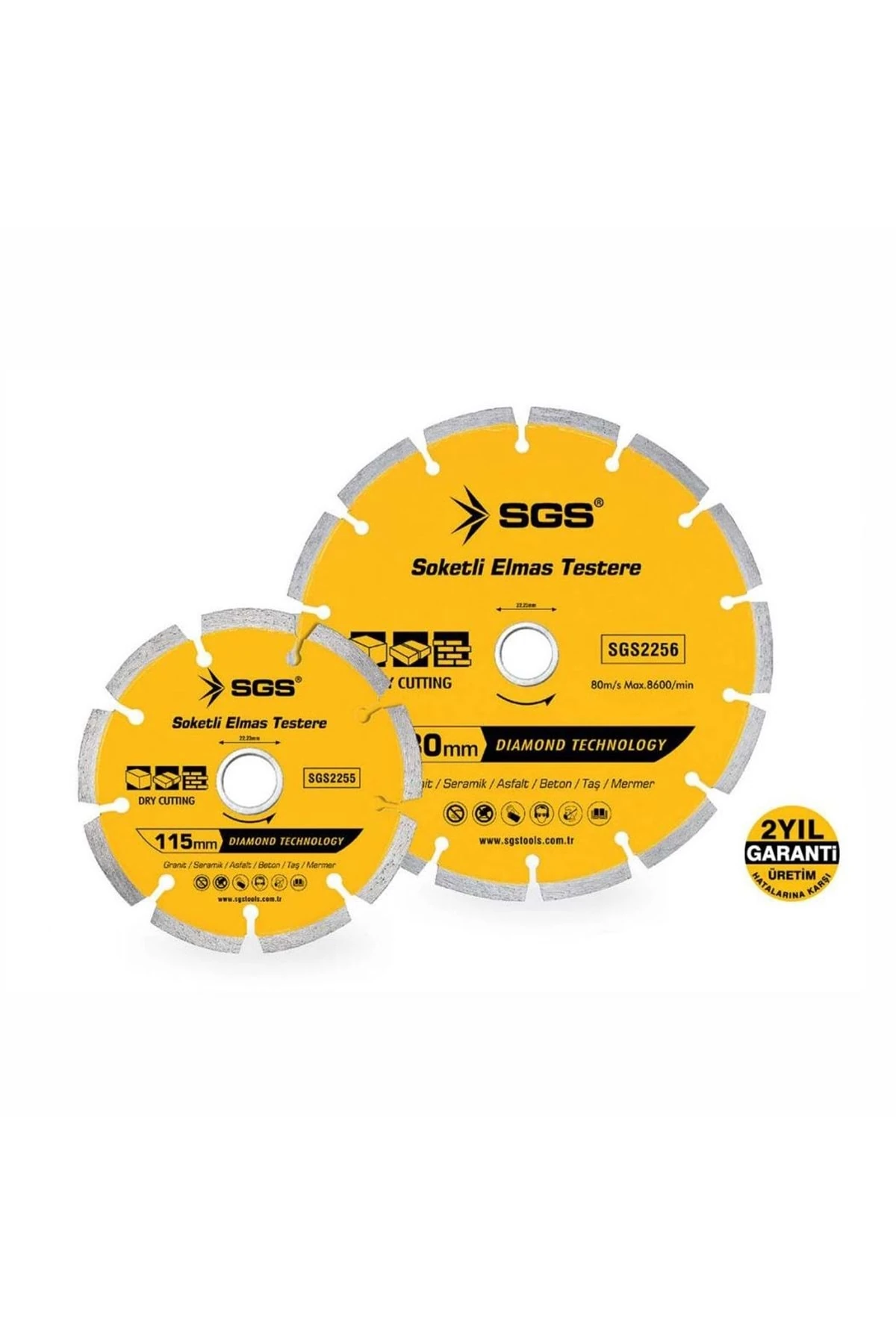 SGS Soketli Elmas Testere 115mm