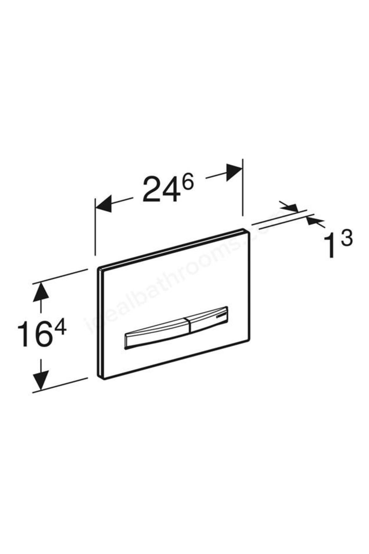Sigma50 Kumanda Paneli, Çift Basmalı - 115.672.QF.2