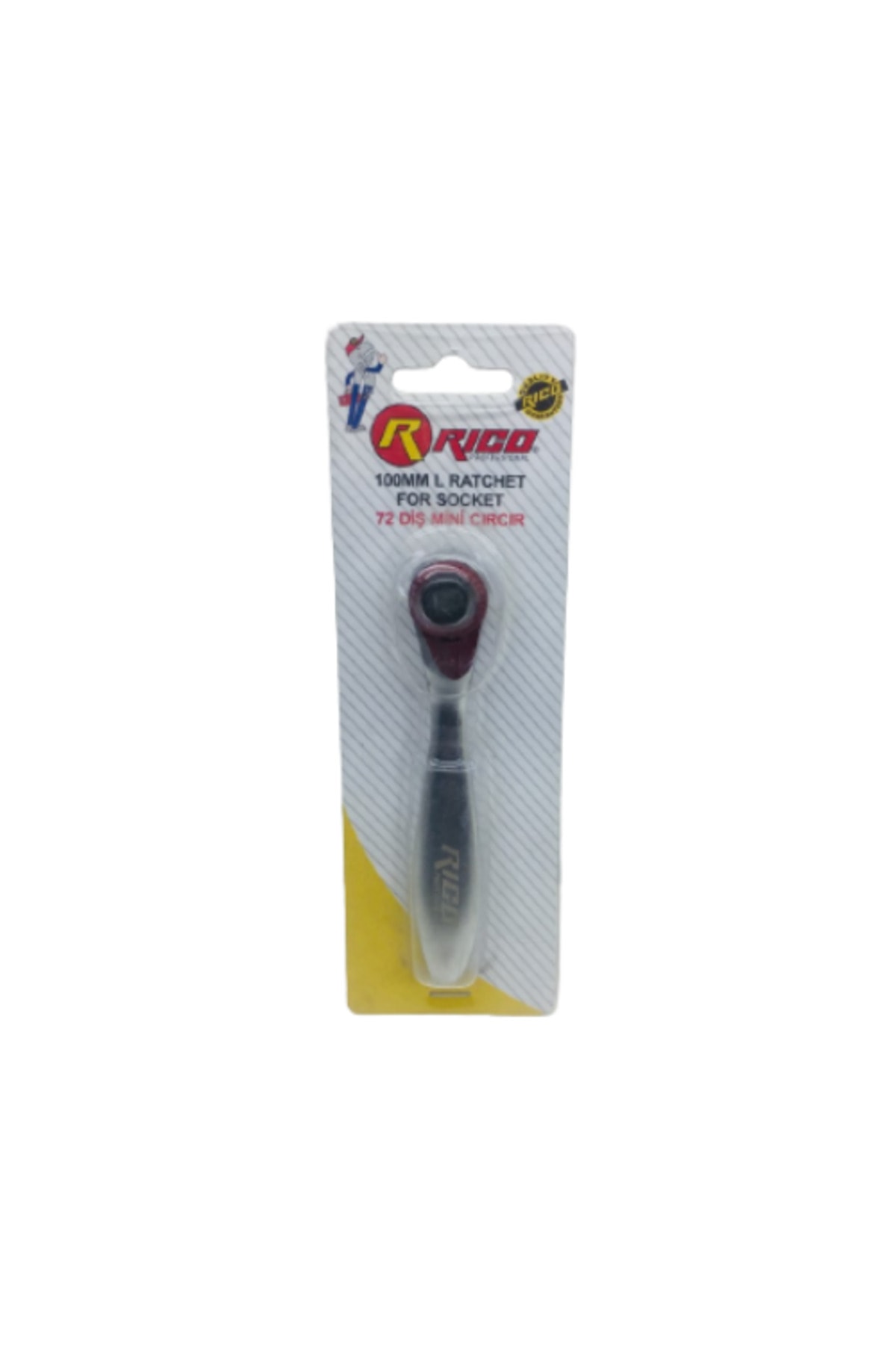 Rc2002 1/4" Mini Cırcır Kolu 72 Diş 100mn