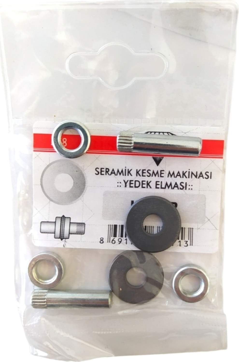 Yedek Elmas 2 Adet - Seramik Fayans Kesme Elması Kiklop Yedek 2li Set