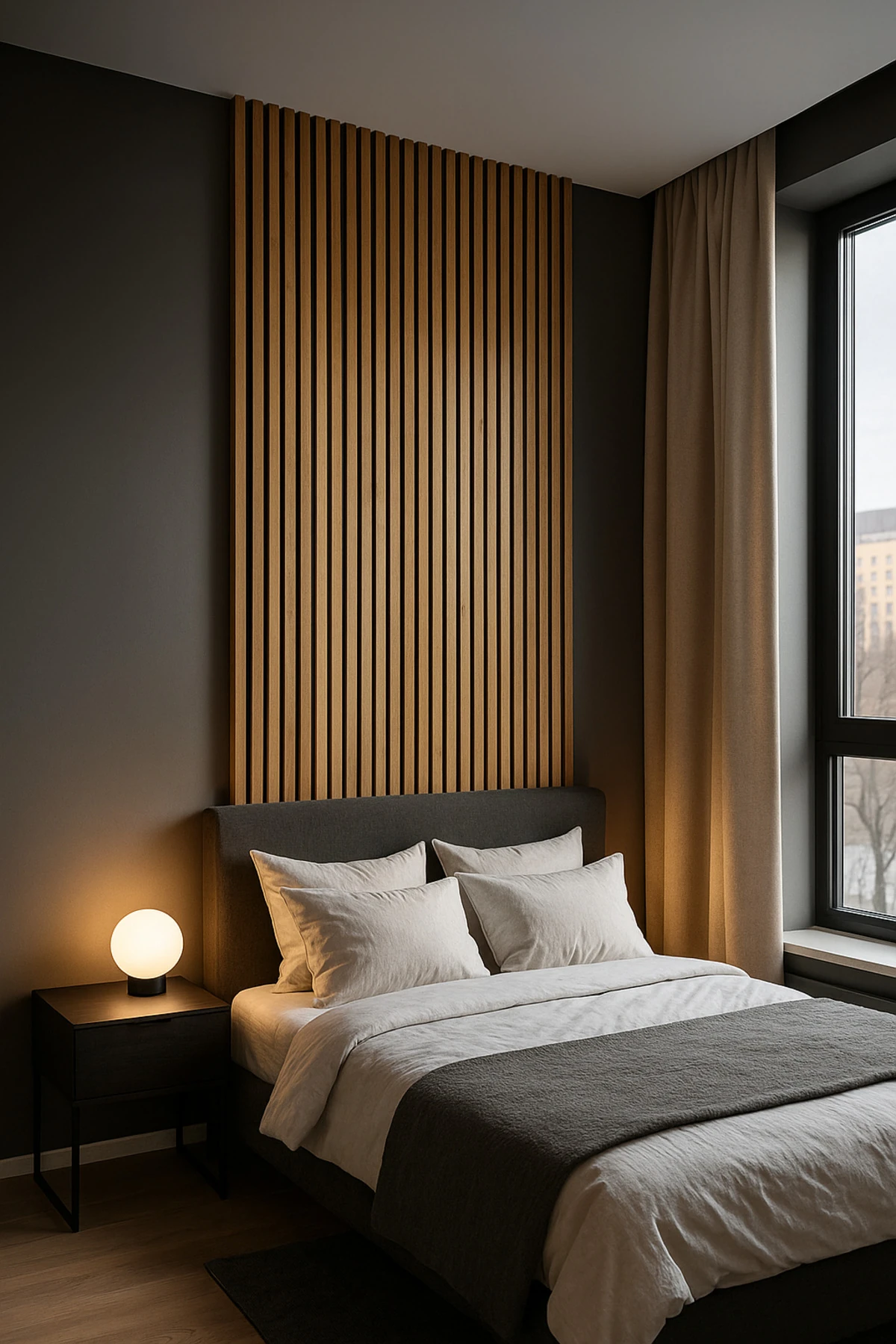 Safir Kendinden Yapışkanlı Duvar Çıta – 12 Adet | 120 cm Uzunluk | 18 mm Kalınlık Dekoratif Panel