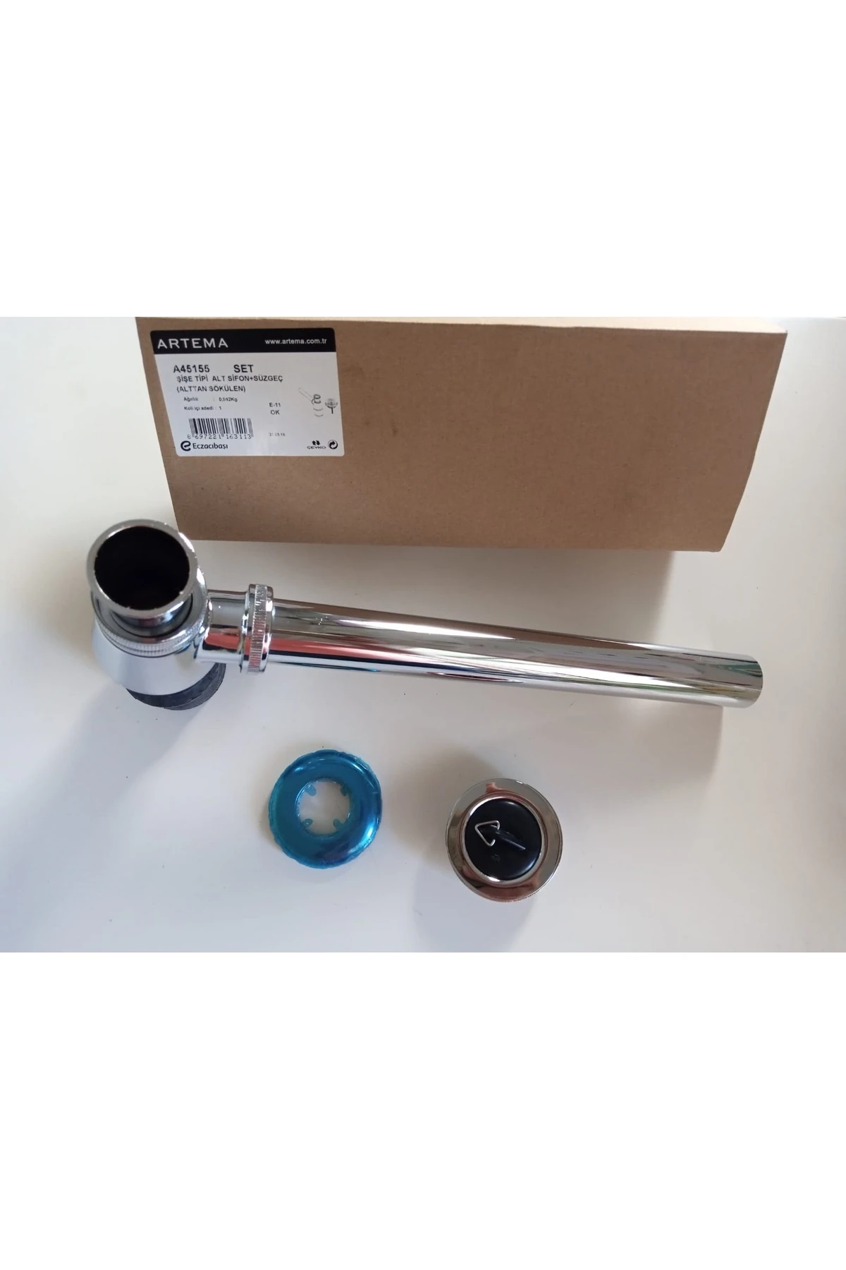 Lavabo/eviye Sifonu Ve Yuvarlak Süzgeci A45155