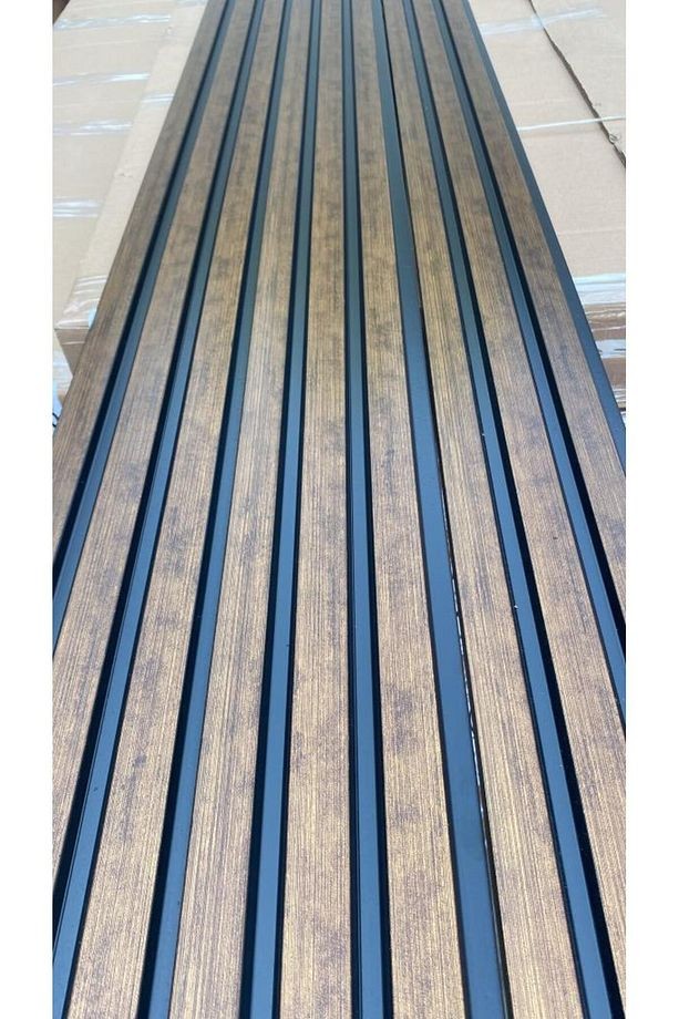 ATC Antik Ceviz Model 11cm x290cm 1 Adet  Ev Ofis Konut Dekoratif PVC Lambiri Duvar Kağıdı Paneli