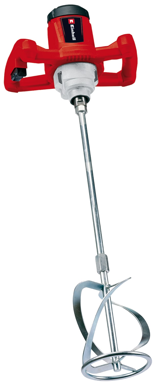 Boya ve Harç Mikseri TC-MX 1200 E (1.200 W, 680 rpm, kompakt 1 vitesli makine, yoğun malzemeler, hız kontrol elektroniği, ergonomik tutamaklar, M14 diş, karıştırıcı dahil) - 4258545