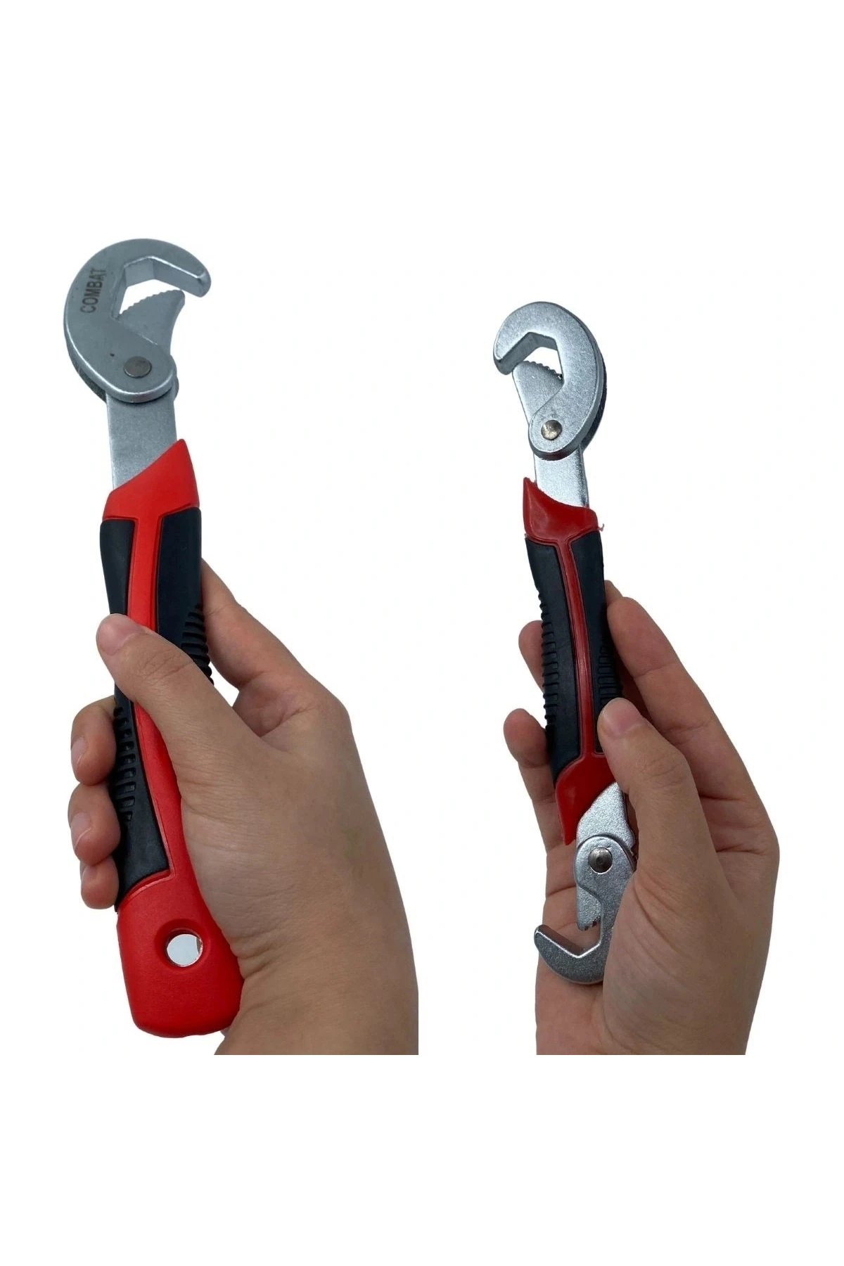 Çok Fonksiyonlu Ergonomik Ayarlanabilir Büyük Küçük Akıllı Pense Anahtar 2li Set (5047)