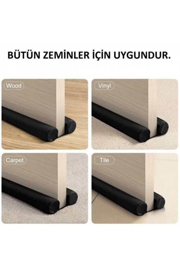 4 Adet Kapı Altı Rüzgar Önleyici Kapı Altı Soğuk Önleyici Isı Yalıtım Yakıt Tasarrufu Rüzgar Kesici
