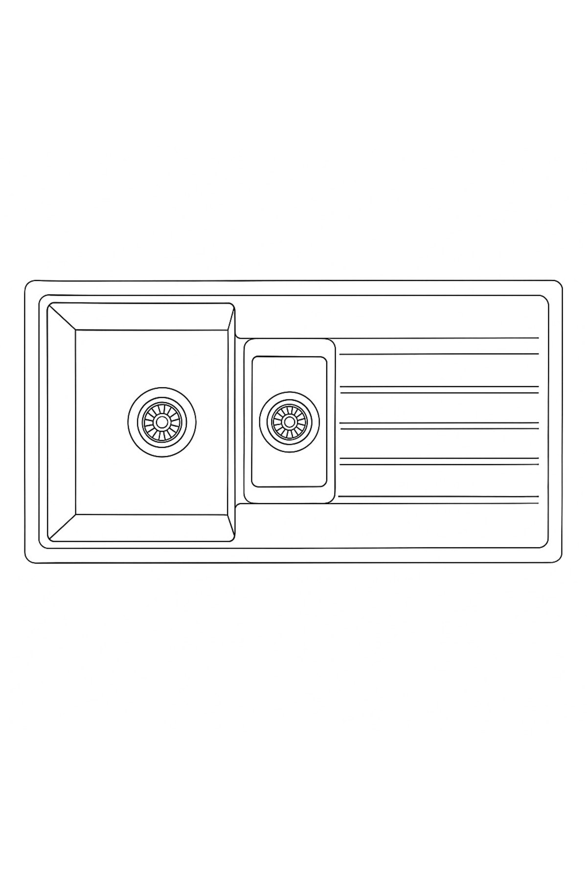 Granit Evye HAKONE Series Anthracite 100x50 (ANTRASİT)