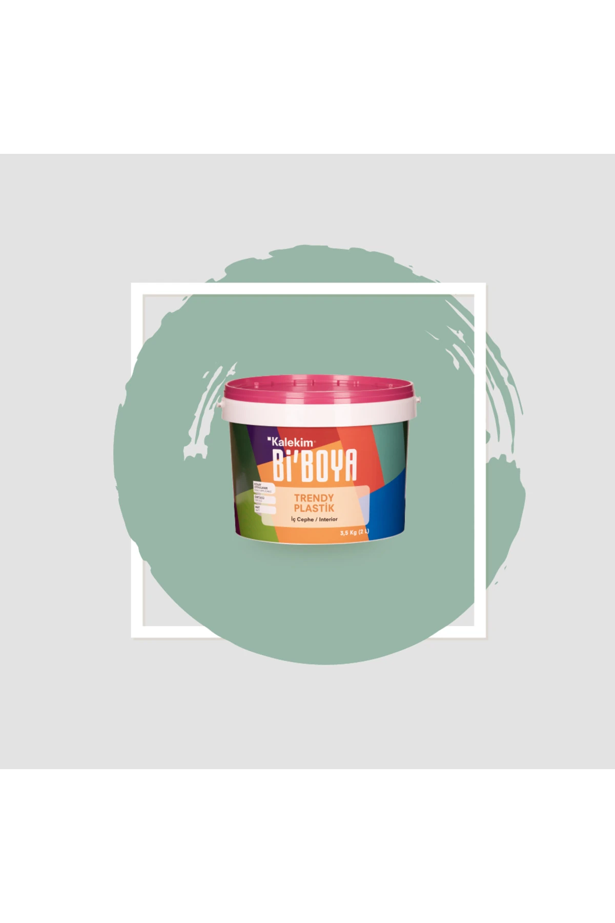 Ekonomik Mat Iç Cephe Boyası 3,5 Kg Çağla