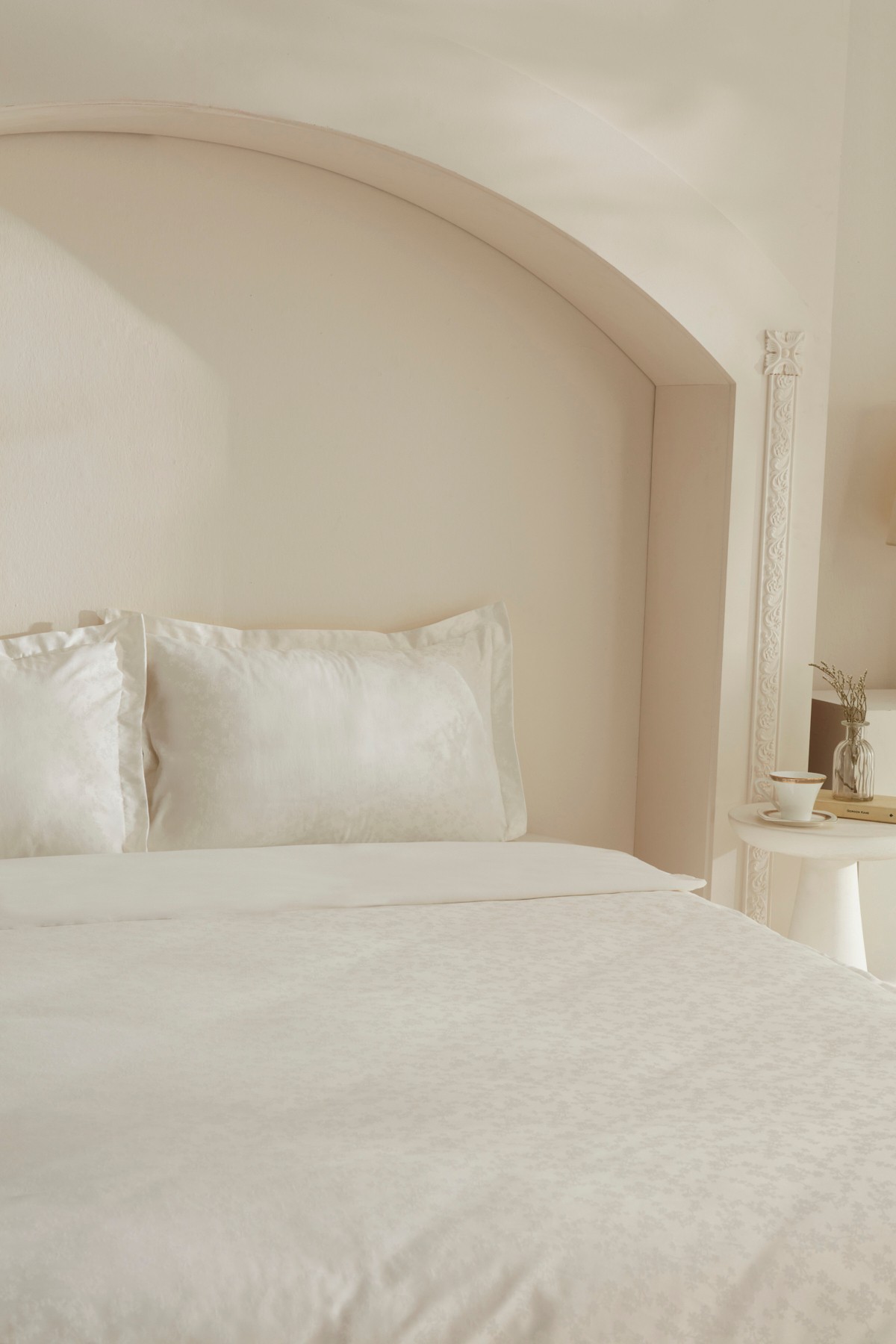 White Collection Venessa Çift Kişilik Nevresim Takımı Beyaz