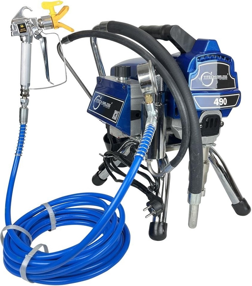 T-490 Elektrikli Airless Boya Makinası (Kartsız)-Mavi