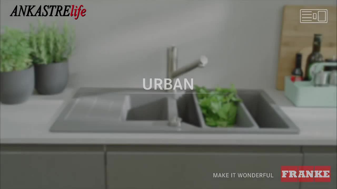 Urban Ubg 651-100 Granit Avena Evye, Active Plus Doccia Avena Armatür