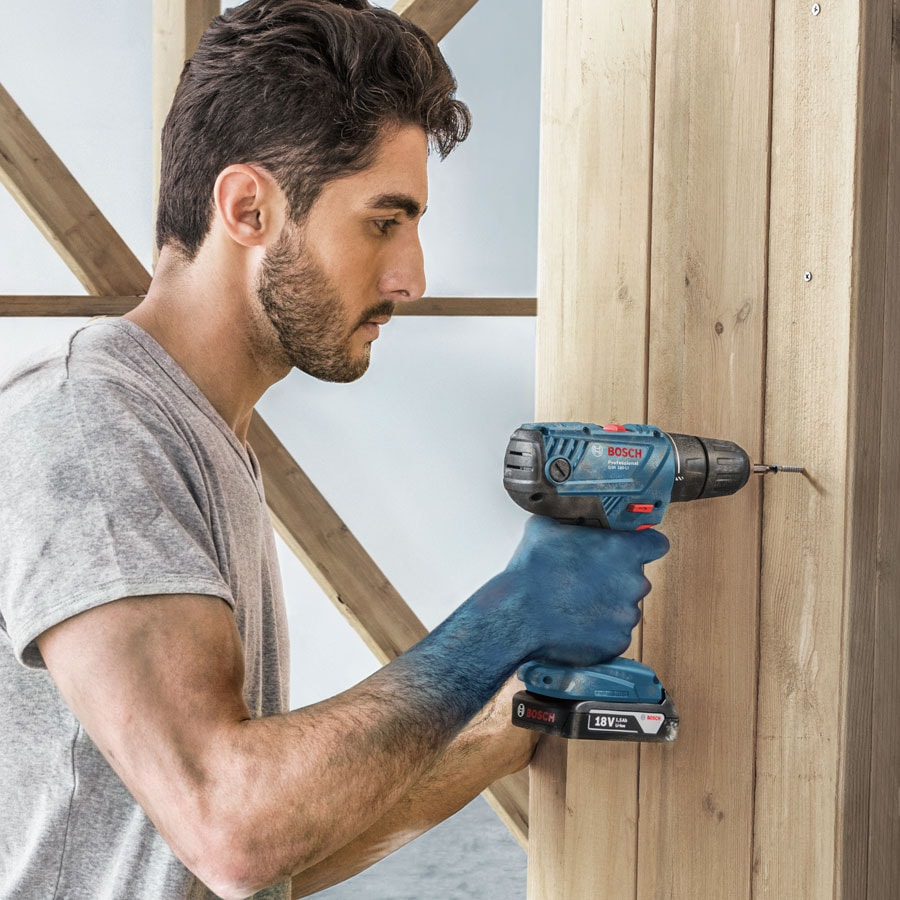 BOSCH Tek Akülü Darbeli Matkap 18V Akülü Vidalama Şarjlı Matkap + 25 Parça Vidalama Ucu Seti