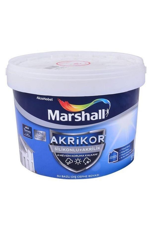 Akrikor Silikonlu + Akrilik Boya S4 2,5 Lt. (3,5 Kg)