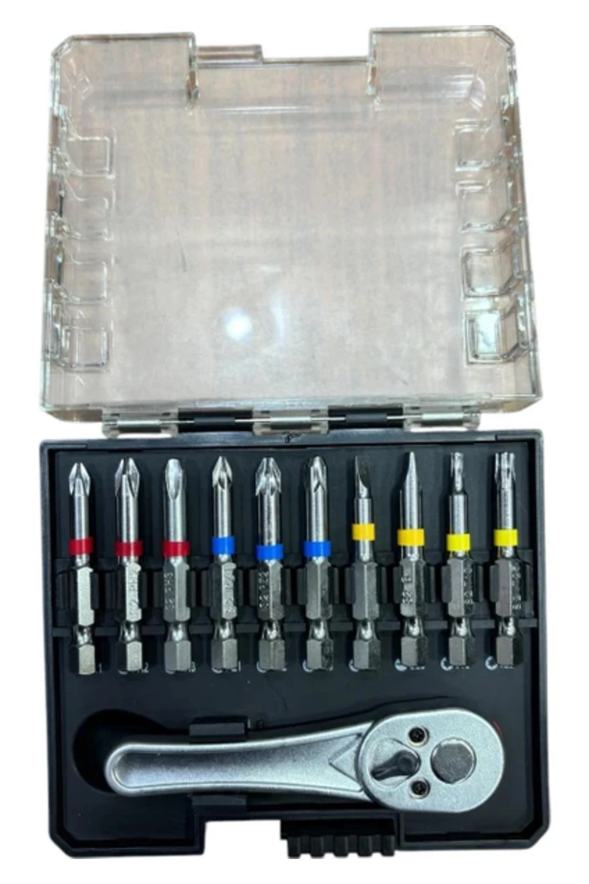 41 Parça 1/4'' S2 Bits ve Cr-V Lokma Seti