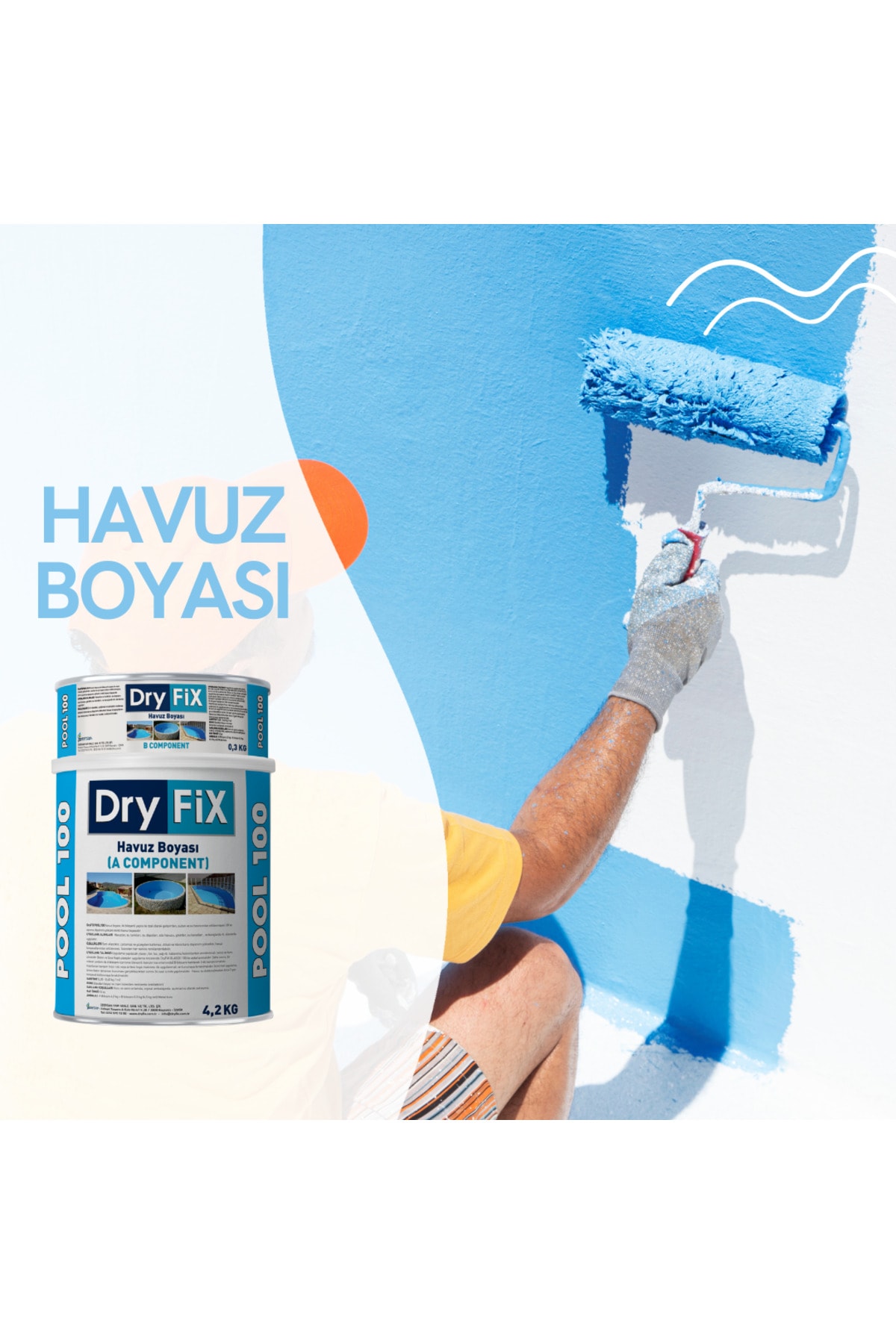 Havuz Boyası 4,5kg/set | Pool 100