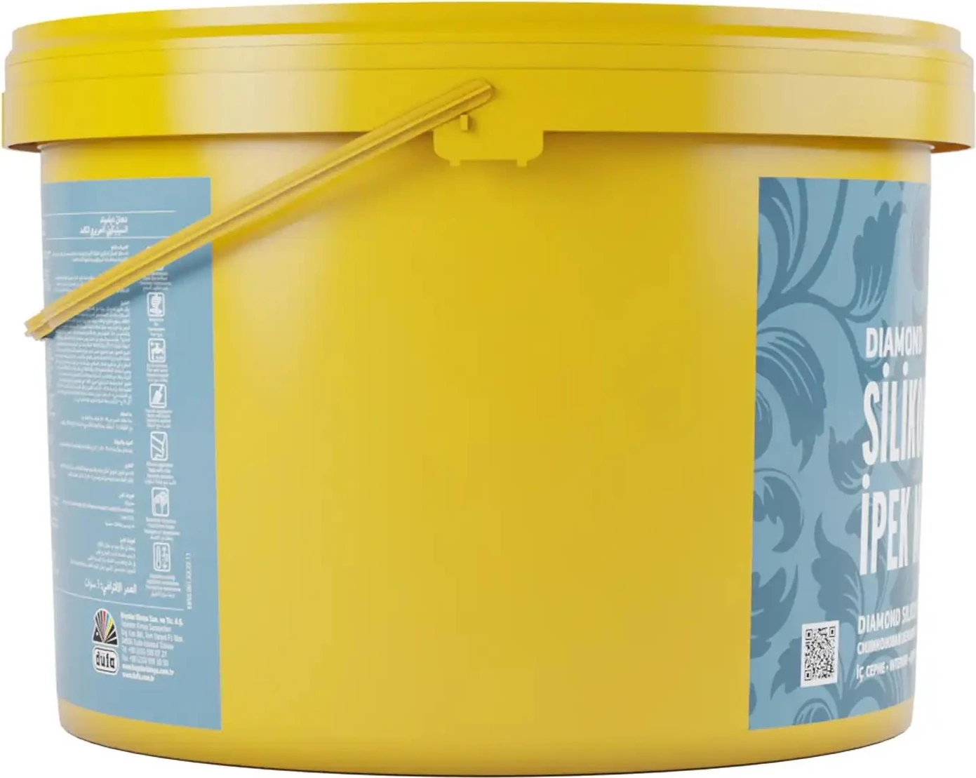 Diamond Silikonlu İpek Mat İç Cephe Duvar Boyası Beyaz 2.5 l