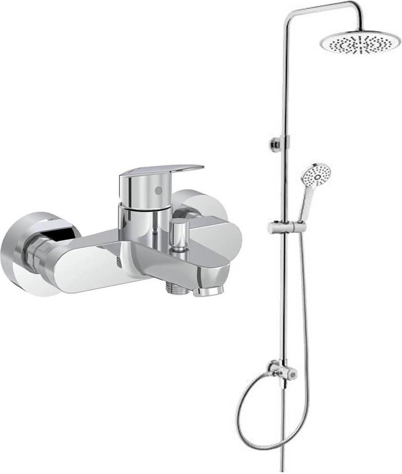 Flow Round Banyo Bataryası +  3c Duş Seti A45786
