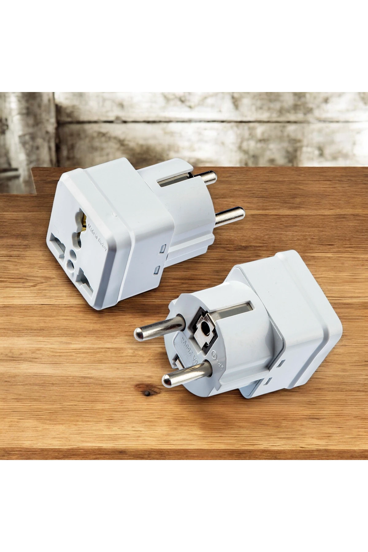 Seyahat Adaptörü Türk Erkek Fişli Üniversal Ingiliz Amerikan Fişi Prizi Çevirici Priz Dönüştürücü