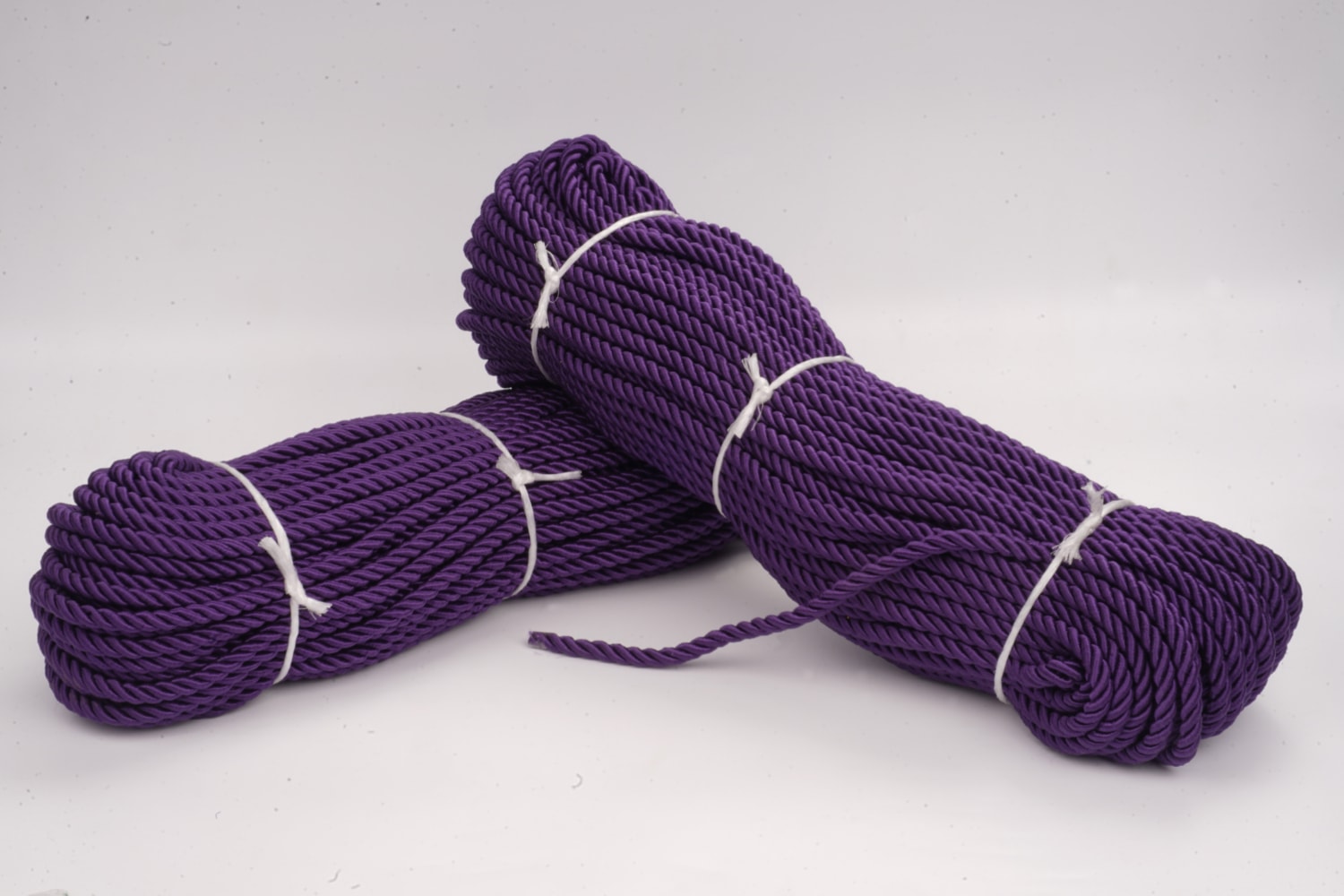 Polyester Kordon İp 8mm 50metre- Mor