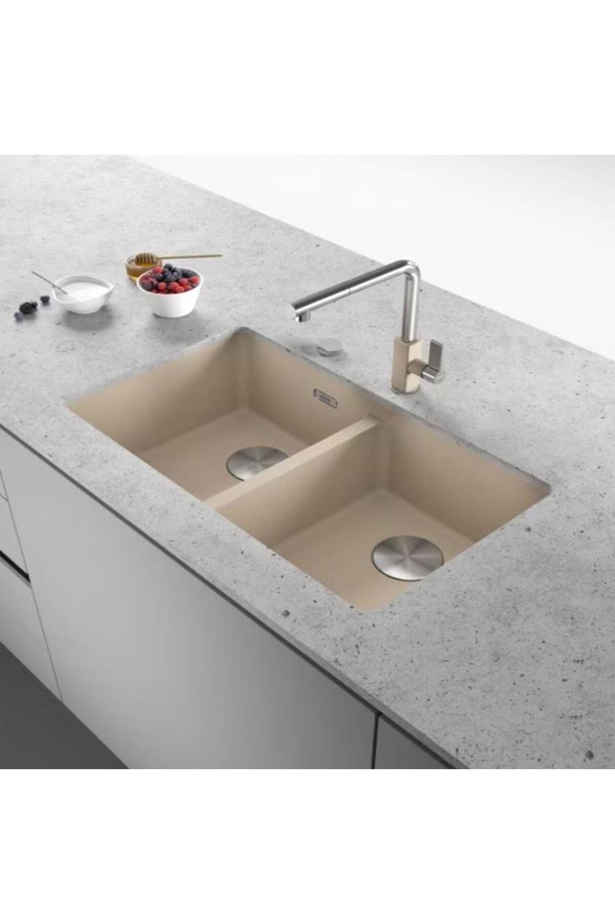 Maris MRG 120-35-35 Avena Tezgahaltı Granit Evye