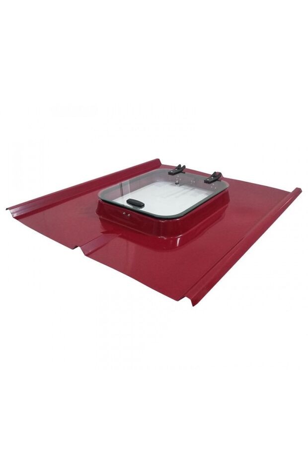 Sandviç Panel Amortisörlü Camlı Çıkış Kapağı