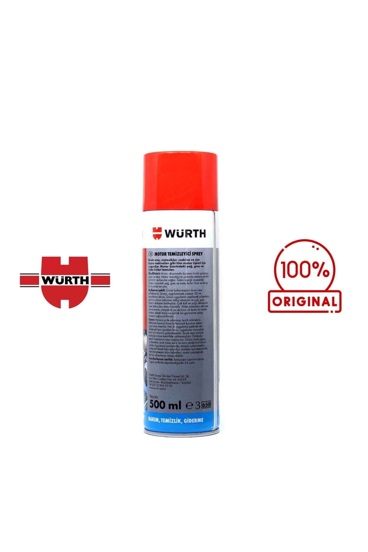 Motor Temizleyici Sprey Susuz 500 ml